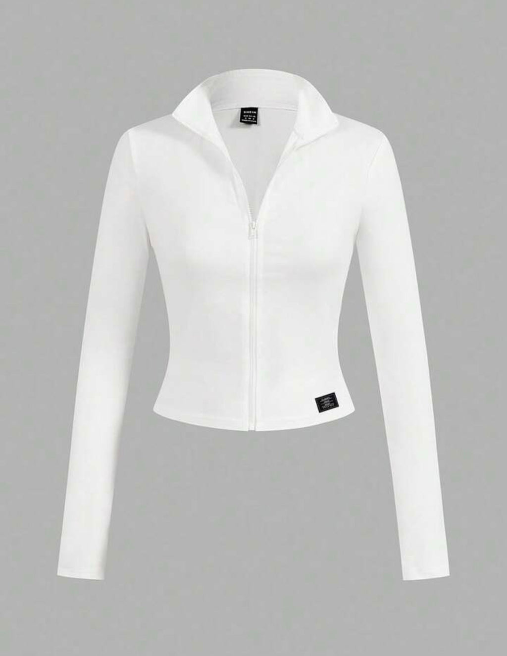 Chaqueta deportiva ajustada con cremallera