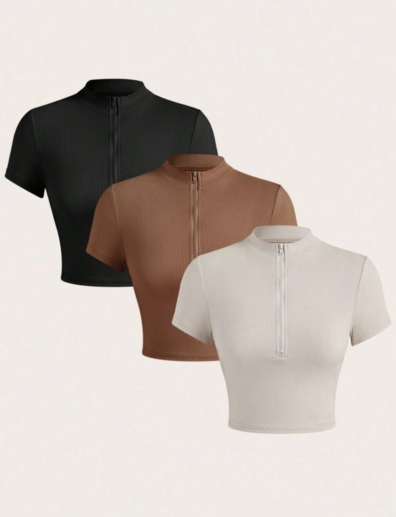 Camiseta Deportiva con cremallera