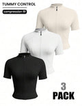 camisetas con cremallera deportiva