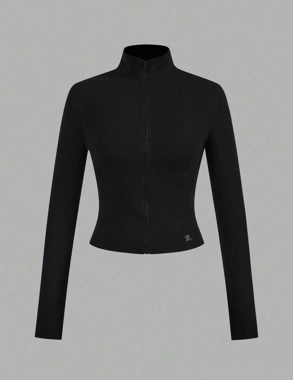 Chaqueta deportiva ajustada con cremallera